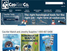 Tablet Screenshot of jewelerssupplies.com